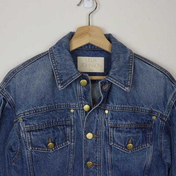 Ulla Johnson Cosette Denim Jacket Petite XS - Picture 4 of 10